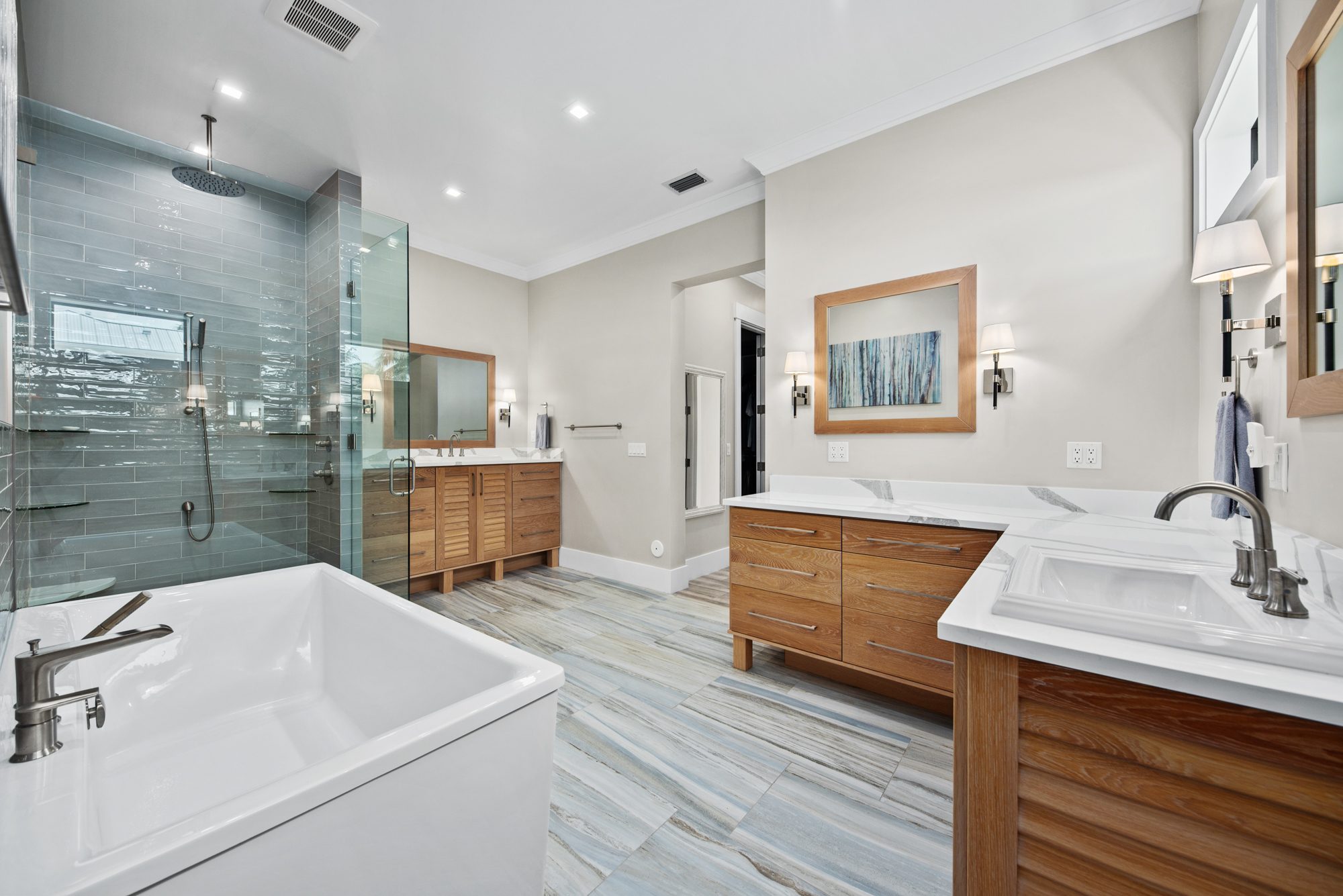 Custom spa bathroom