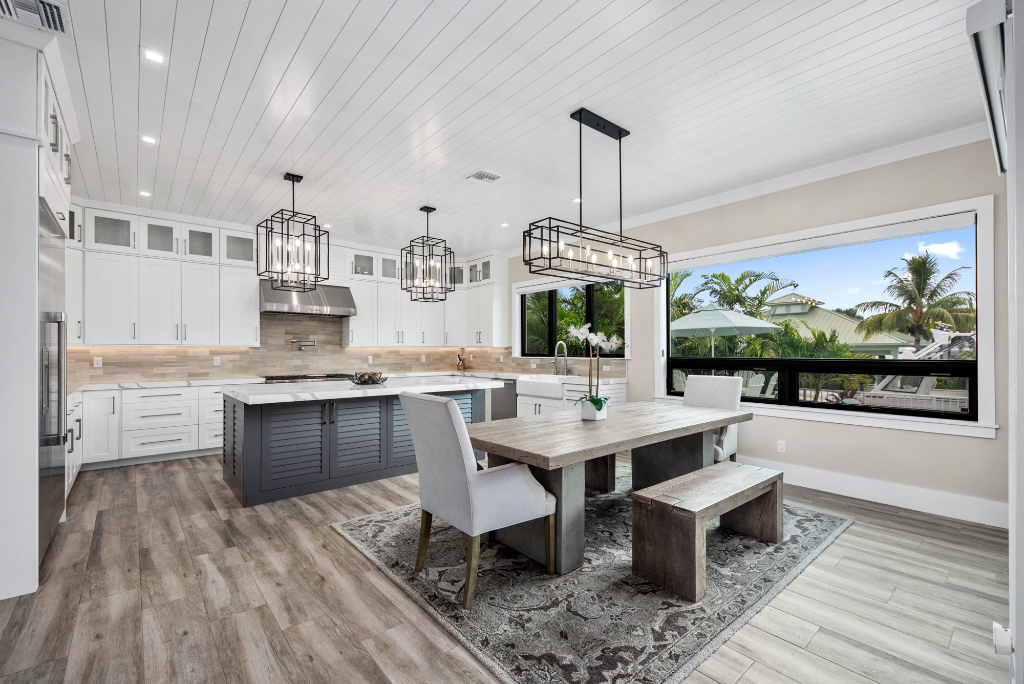 Custom coastal kitchen