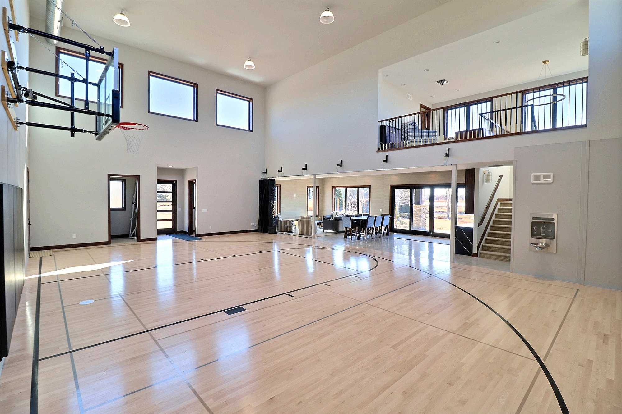 Custom indoor sport court